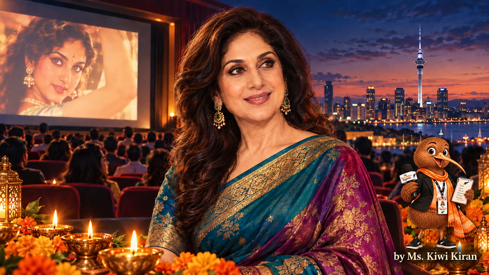 Auckland Diwali Cinema with Ms. Kiwi Kiran Meenakshi Seshadri joins Auckland audiences as Diwali cinema programme opens