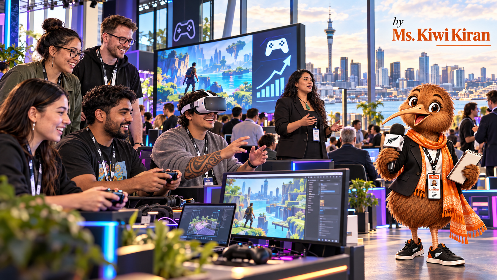 Auckland gaming conference highlights a billion-dollar NZ sector