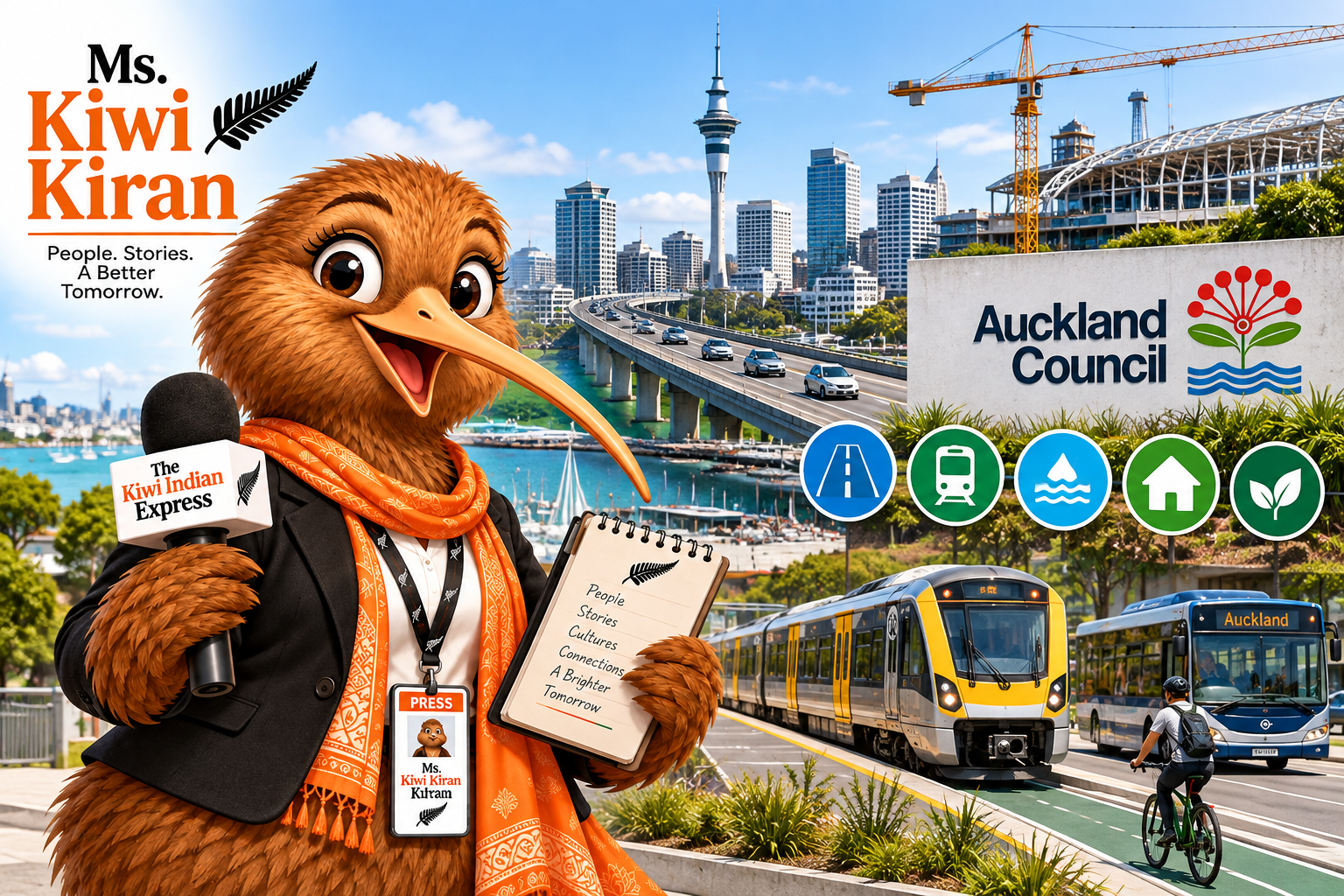 Kiwi Reporter Over Auckland Infrastructure Auckland Council reports infrastructure gains in its annual review
