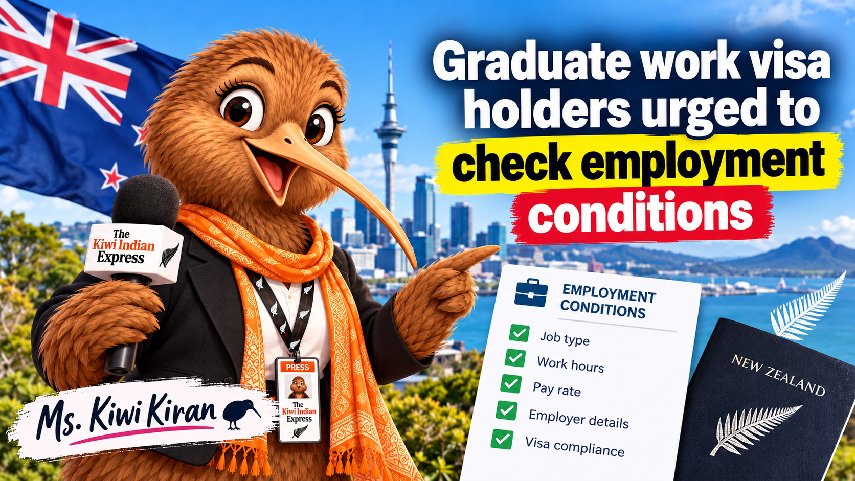 Graduate work visa holders urged to check employment conditions