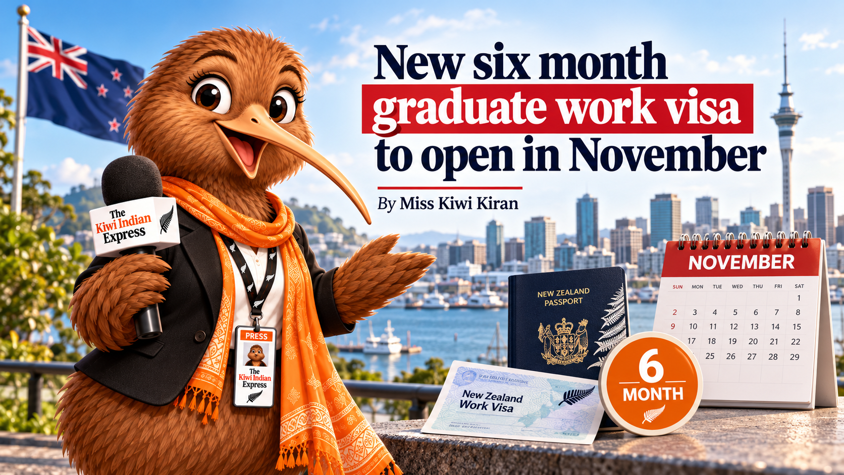 New six month graduate work visa to open in November