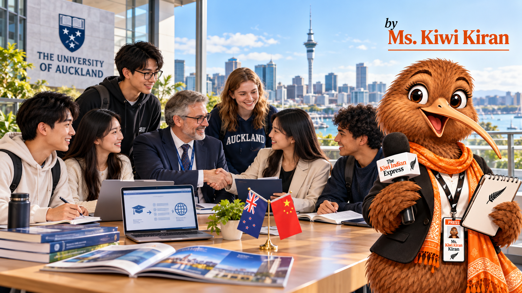 Auckland university expands study pathways with China partnerships