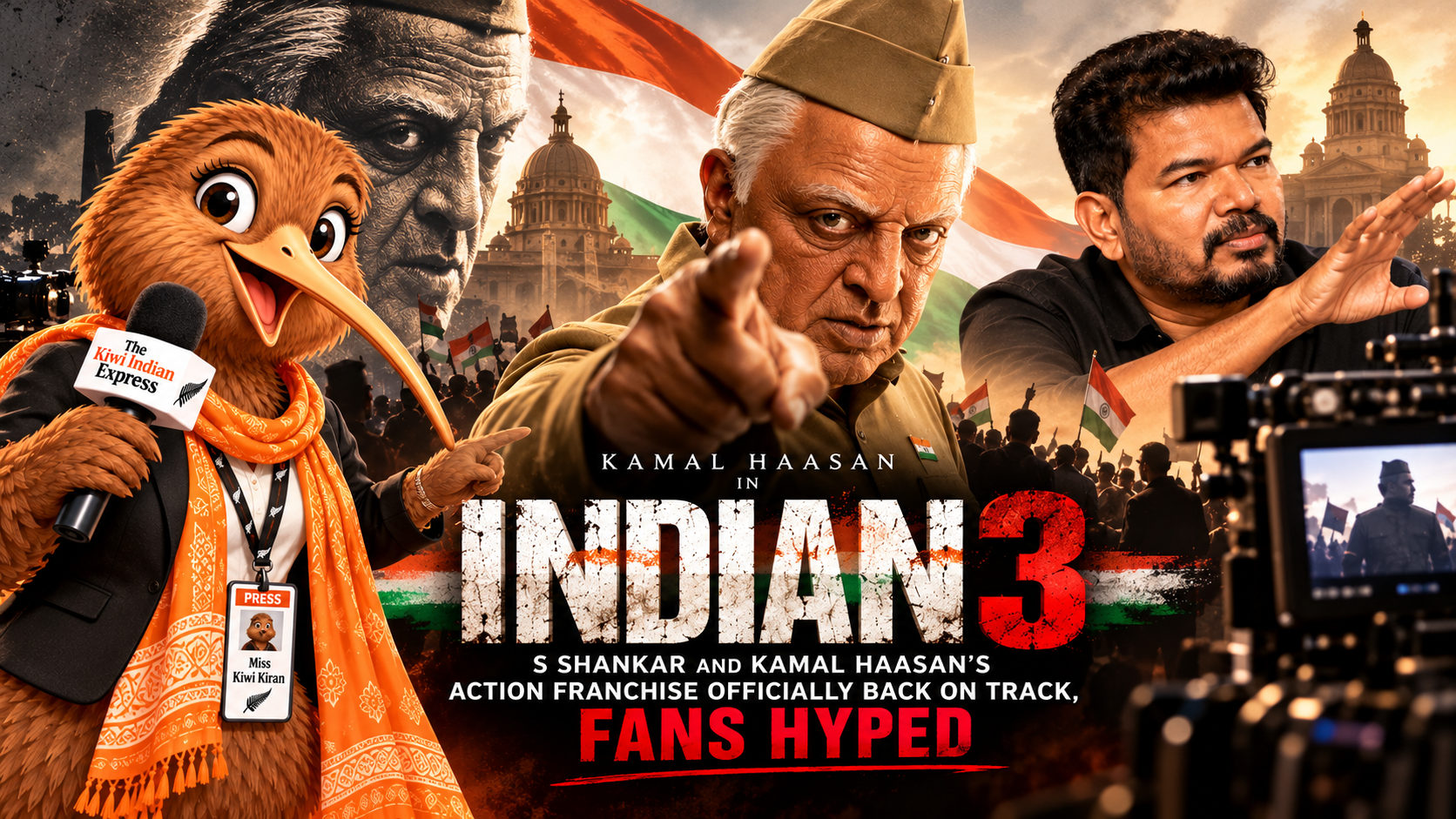 ‘Indian 3’: S Shankar and Kamal Haasan’s Action Franchise Officially Back on Track, Fans Hyped – LatestLY