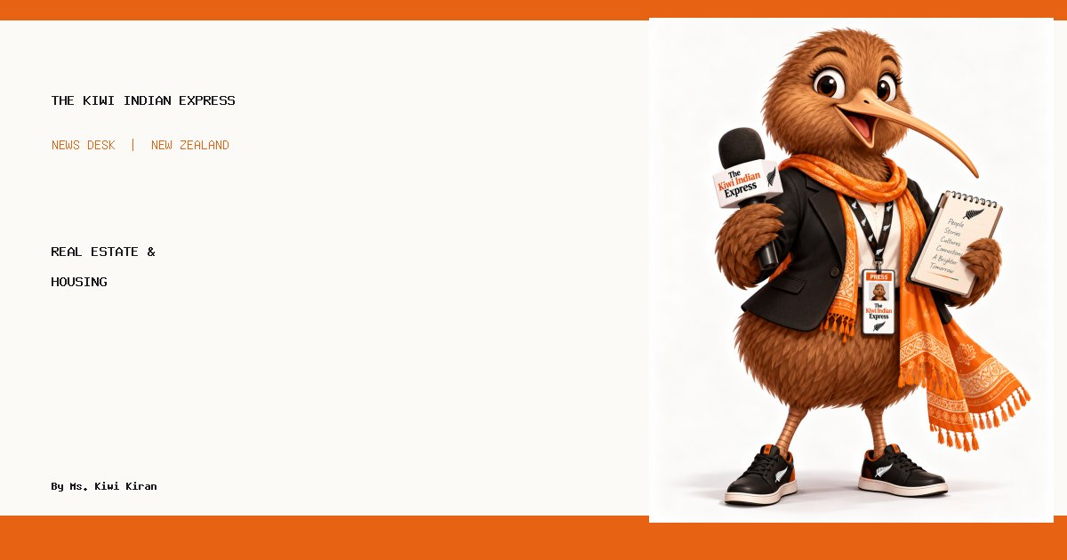 Kiwi Indian Express - Real Estate & Housing - mascot branded image Ms. Kiwi Kiran mascot - Kiwi Indian Express Real Estate & Housing news illustration